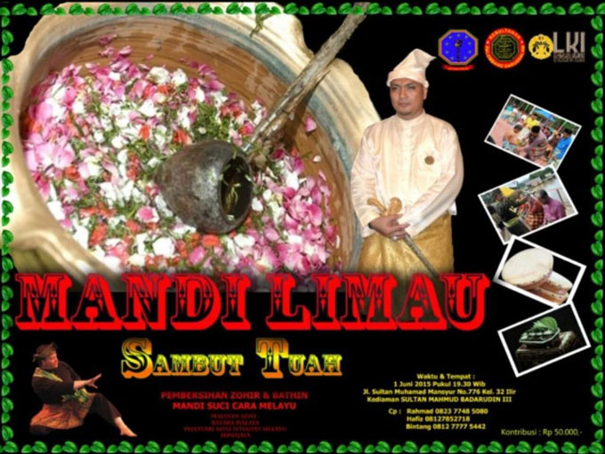 Mbah Semar dalam acara Mandi Limau